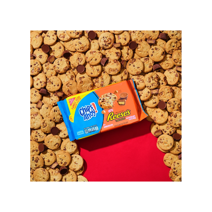 CHIPS AHOY! Cookies with Reese’s Peanut Butter Cups, Family Size, 14.25 oz