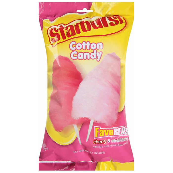 Starburst Fave Reds Cotton Candy, 3.1 Oz