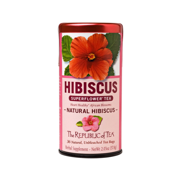The Republic of Tea Superflower Tea, Natural Hibiscus, Bags