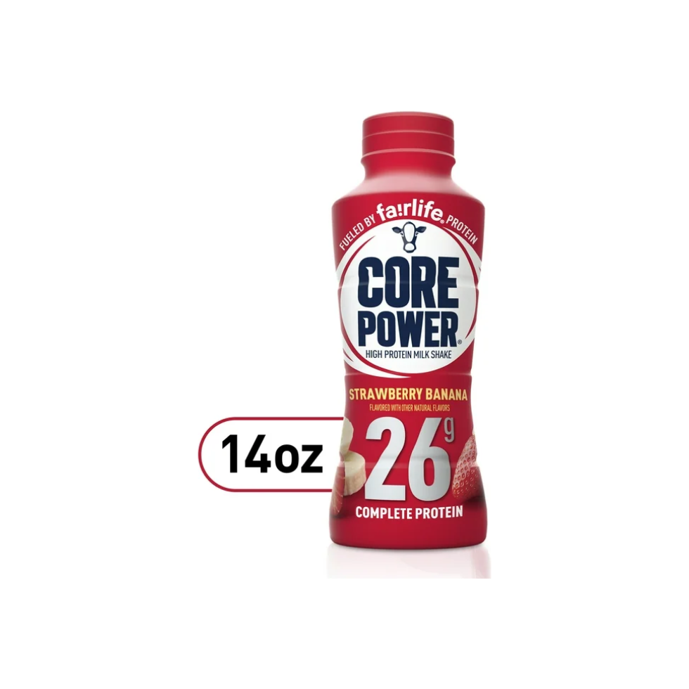 Core Power Protein Shake With 26g Protein By Fairlife Milk Strawberry — Custom Treats