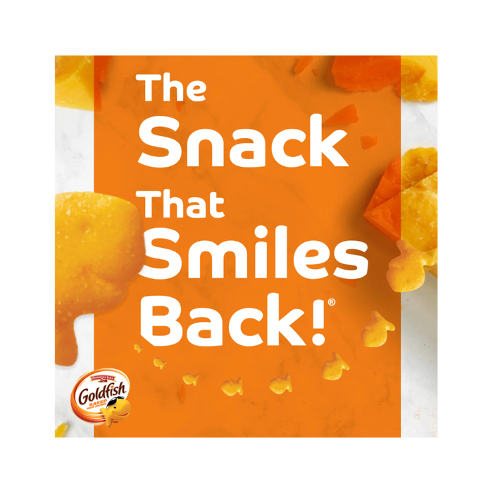 Goldfish Cheddar Cheese Crackers, Snack Packs, 1 oz, 12 CT Multi-Pack Tray