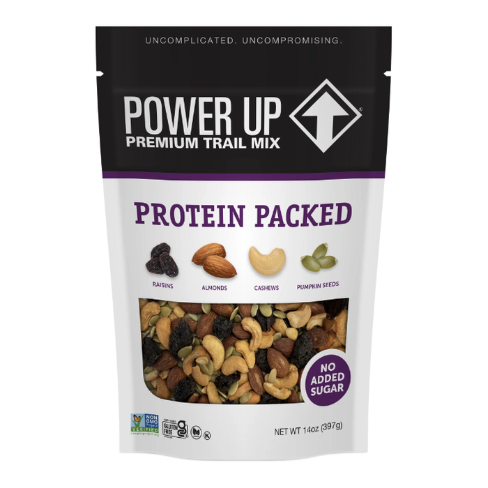 Power Up Protein Packed Trail Mix from Gourmet Nut, 14 oz. Resealable Bag, Gluten Free, Good Source of Protein