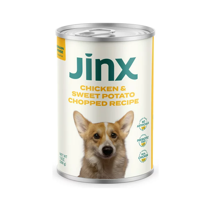 Jinx Chopped Chicken Recipe Natural Wet Dog Food, Grain-Free, 13 oz.
