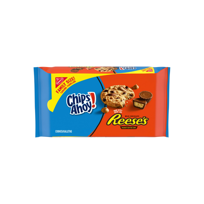 CHIPS AHOY! Cookies with Reese’s Peanut Butter Cups, Family Size, 14.25 oz