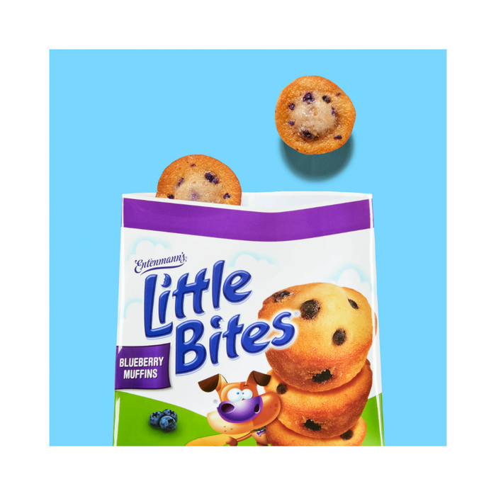 Entenmann's Little Bites Blueberry Mini Muffins, 5 Pouches, 8.25 oz Box