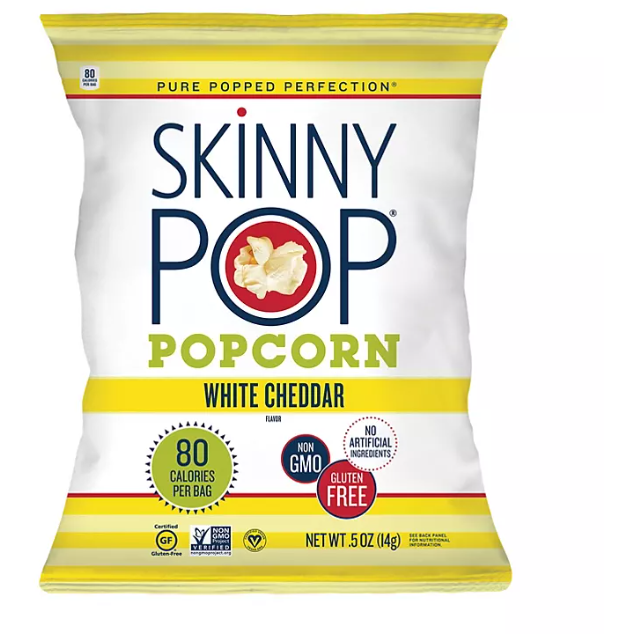 Skinny Pop White Cheddar Popcorn (0.5 oz)