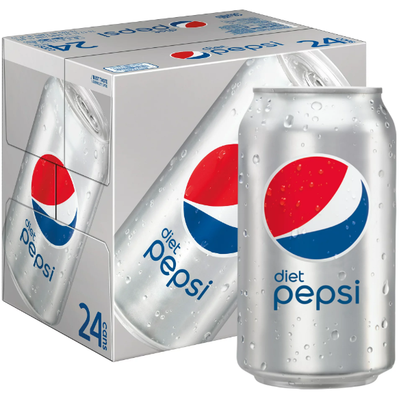 Diet Pepsi Cola Soda Pop 12 Fl Oz 24 Pack Cans Custom Treats   Chrome EiH7M6Af4X 1200x1200 