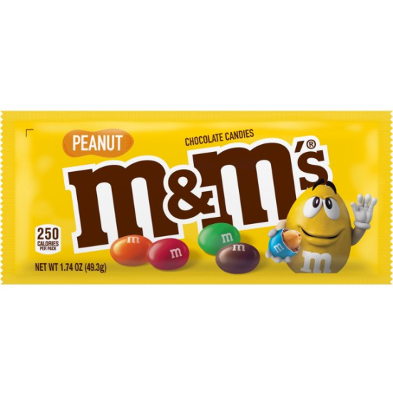 M&M'S Peanut Milk Chocolate Candy Bulk Jar (62 oz.) — Custom Treats