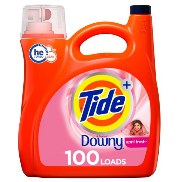 Tide with a Touch of Downy Liquid Laundry Detergent - 100 fl oz jug