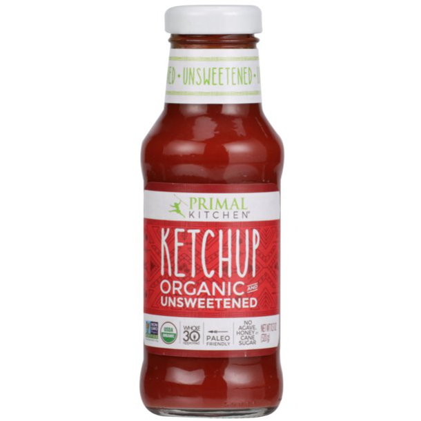 3 x Primal Kitchen Ketchup Organic Unsweetened 11.3 oz Bottle